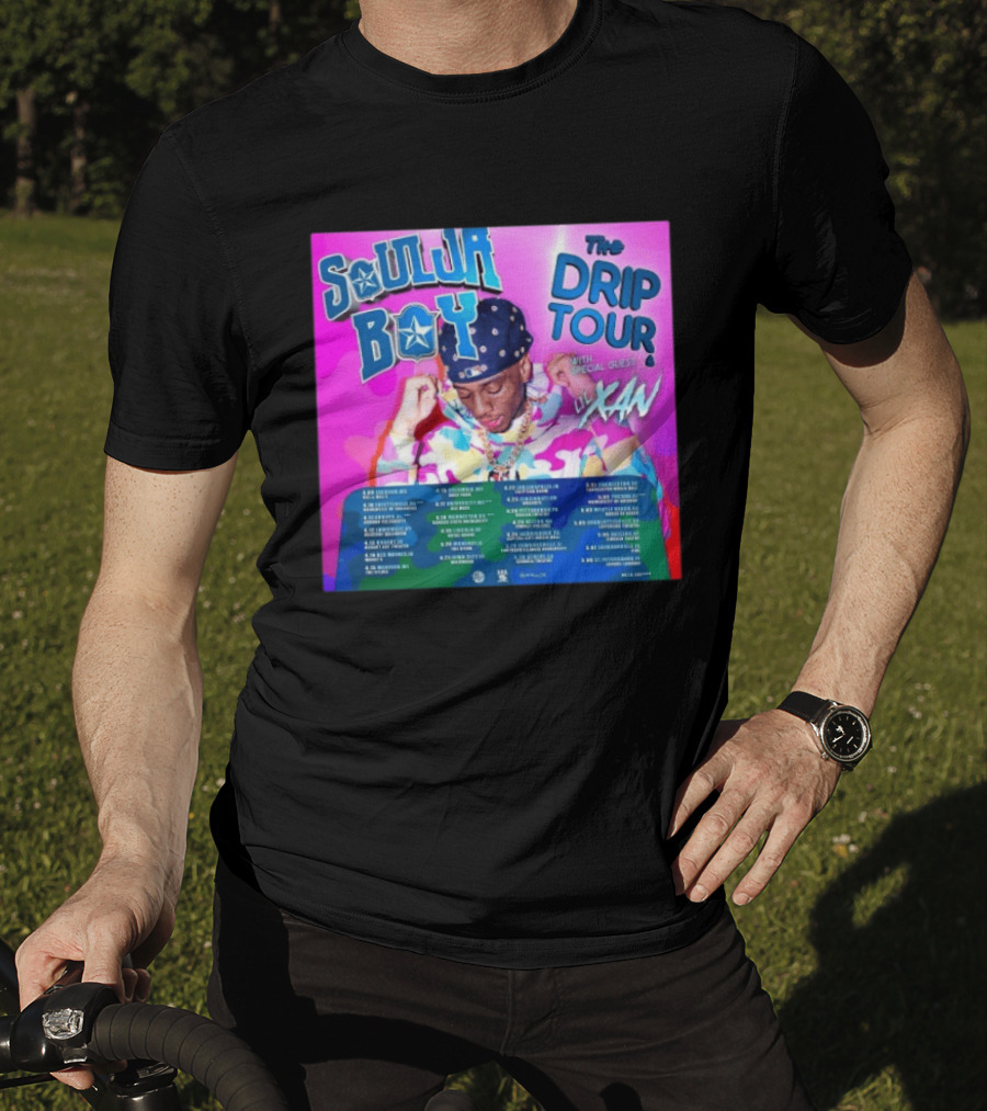 Soulja Boy Lil Xan The Drip Tour 2026 US Concert Dates With Special Guest T-Shirt