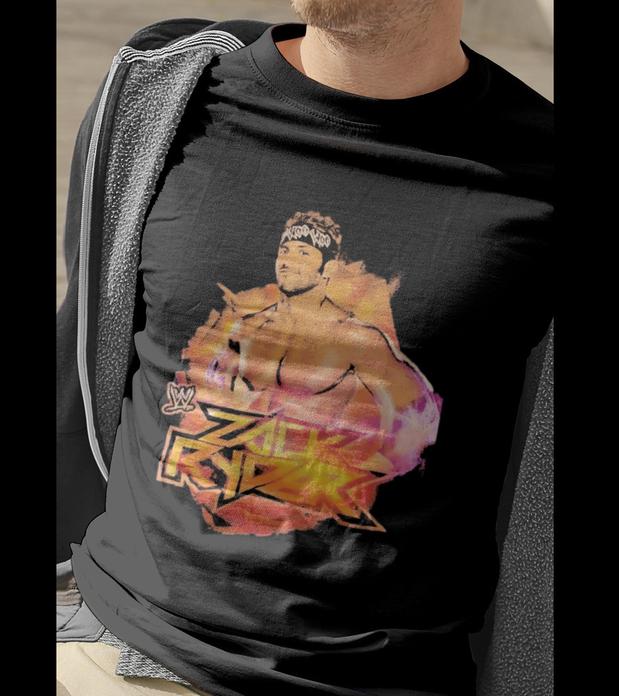 Zack Ryder WWE Woo Woo Woo Headband Wrestler T-Shirt