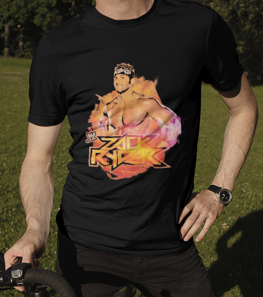 Zack Ryder WWE Woo Woo Woo Headband Wrestler T-Shirt