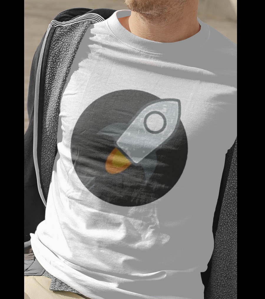 Stellar Rocket Cryptocurrency Digital Spacecraft T-Shirt