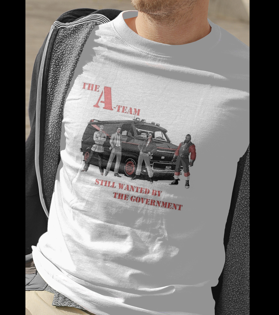 The A Team Classic Van Wanted By The Government T-Shirt