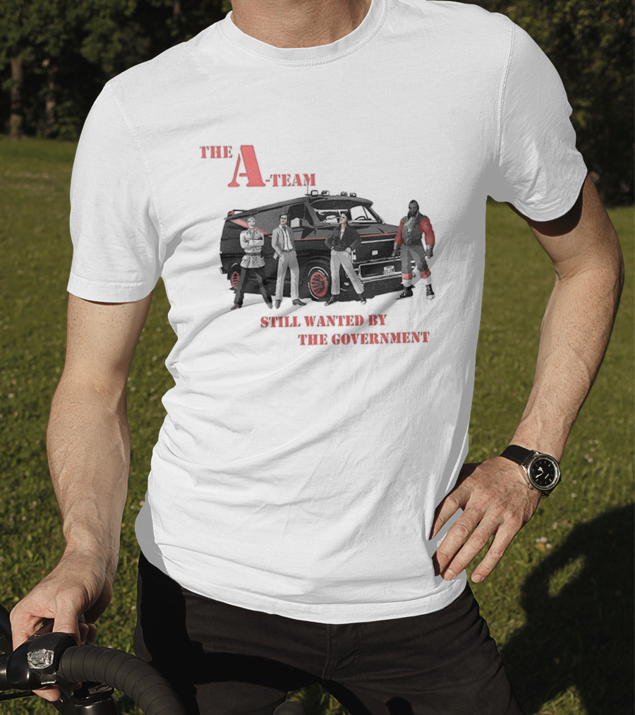 The A Team Classic Van Wanted By The Government T-Shirt