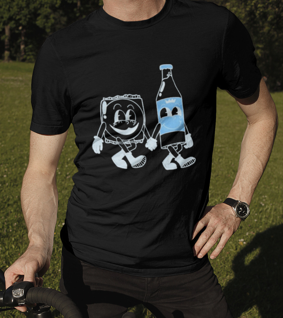 Matt Mitchell RC And MP Smiling Soda Bottle And Cartoon T-Shirt