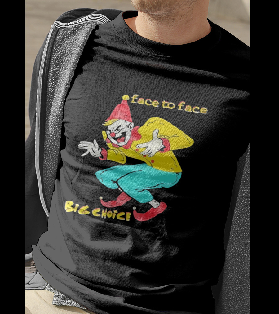 Face To Face Big Choice Punk Band Clown T-Shirt