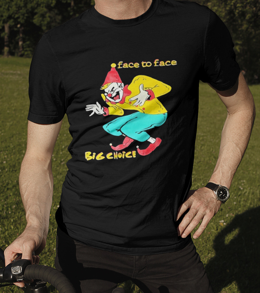 Face To Face Big Choice Punk Band Clown T-Shirt