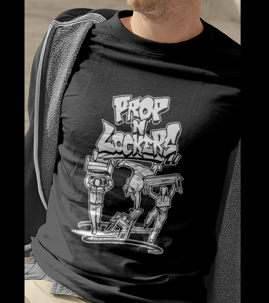 Prop N Locker Breakdance Crew Graffiti T-Shirt