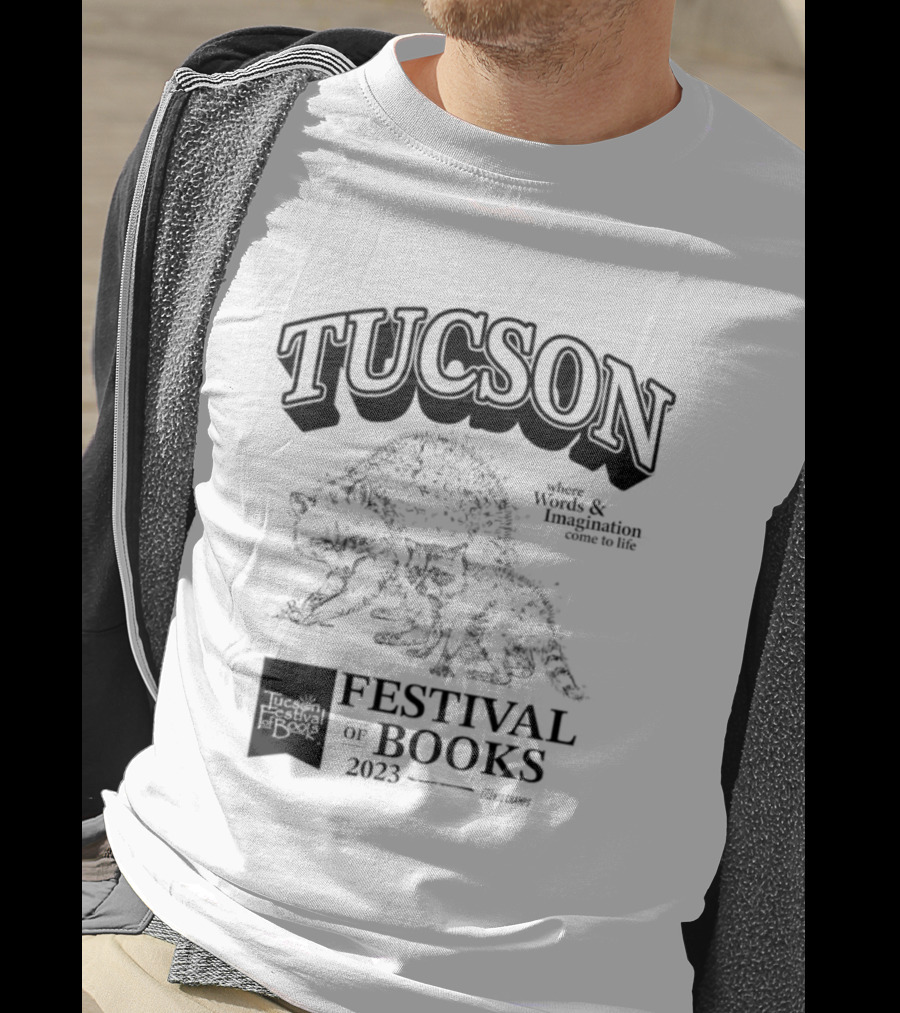 Tucson Festival Of Books Raccoon Viva Arizona T-Shirt