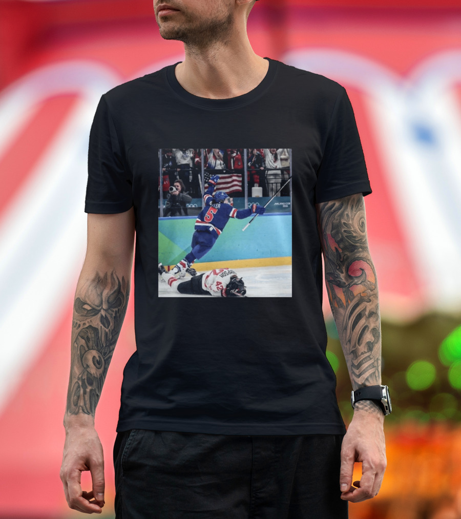 Team USA Women's Hockey Gold Win Milan 2026 Celebration T-Shirt