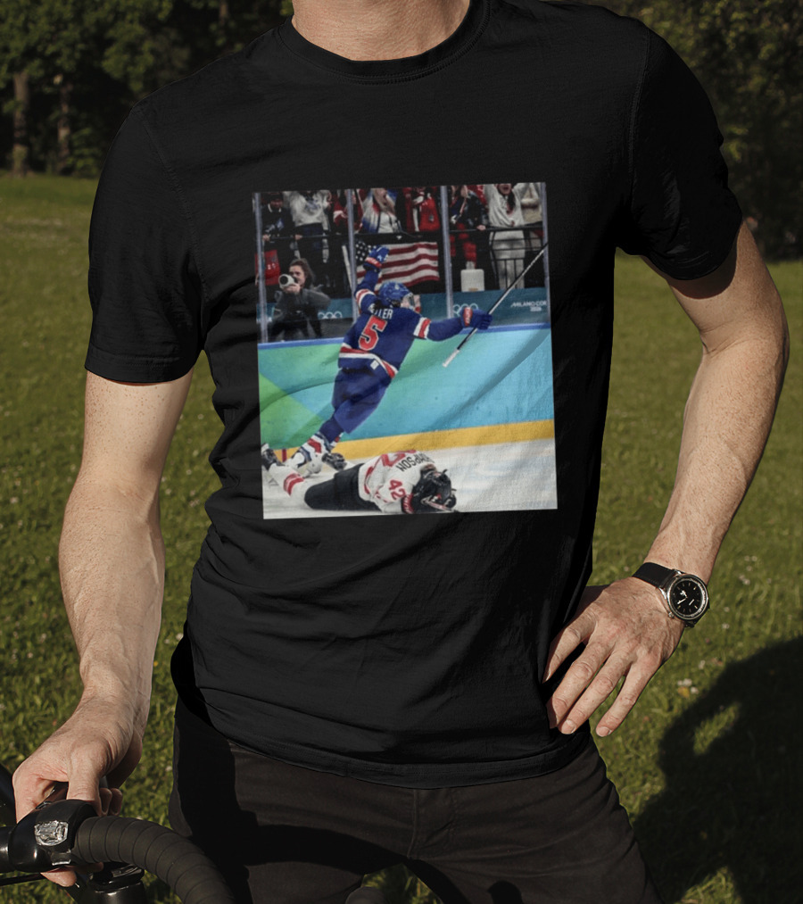Team USA Women's Hockey Gold Win Milan 2026 Celebration T-Shirt