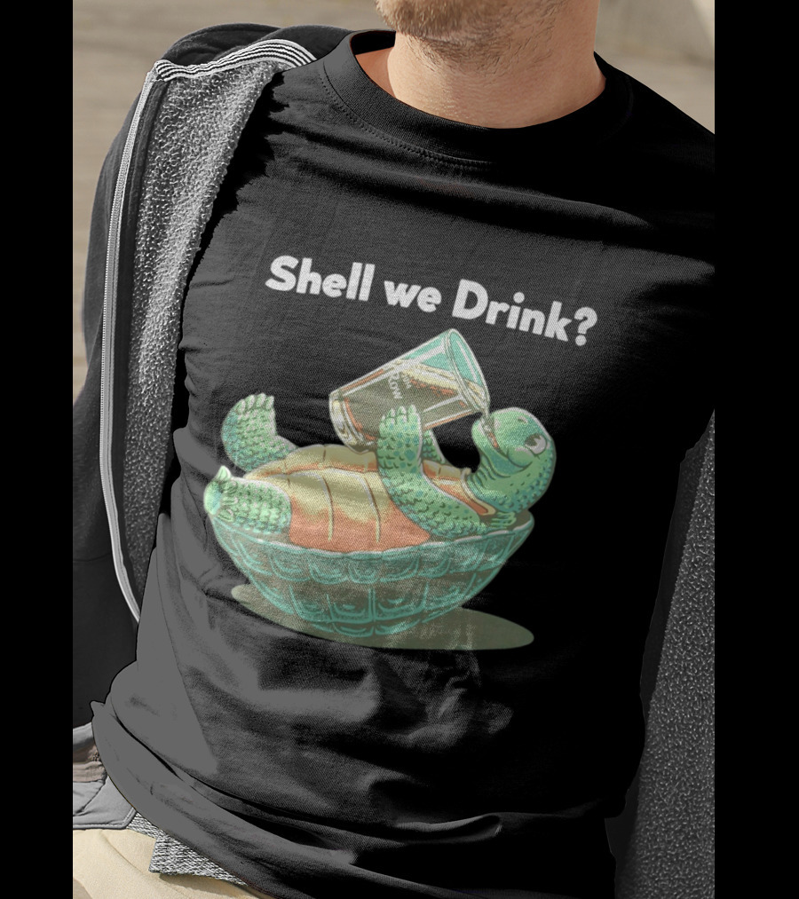Shell We Drink Irish Party Turtle T-Shirt