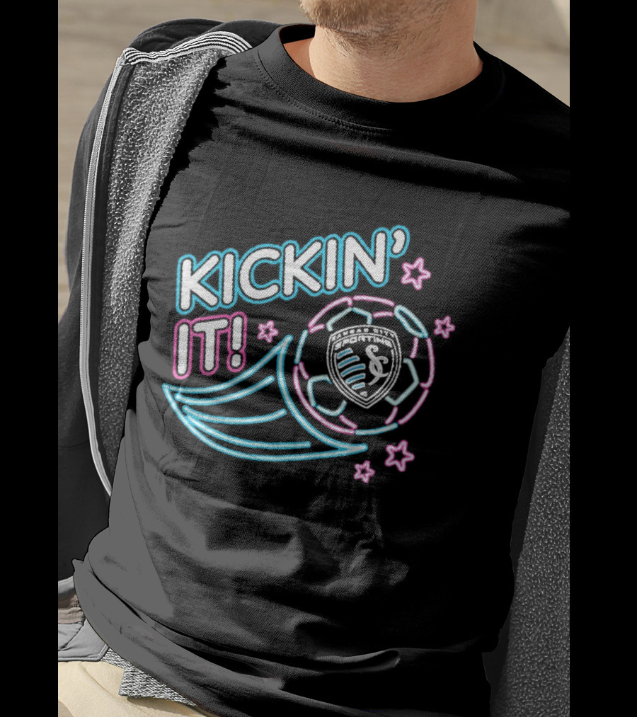 Kickin' It Sporting KC Soccer Stars And Shield T-Shirt