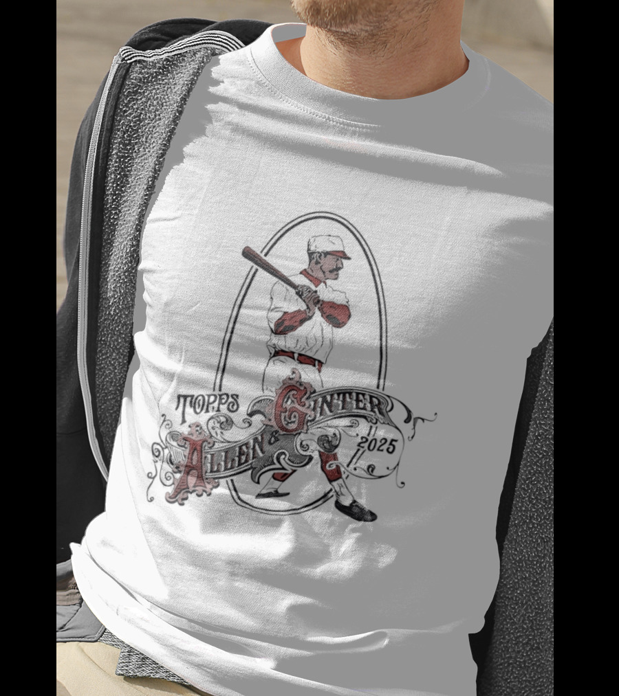 Allen And Ginter 2025 Vintage Baseball Player T-Shirt
