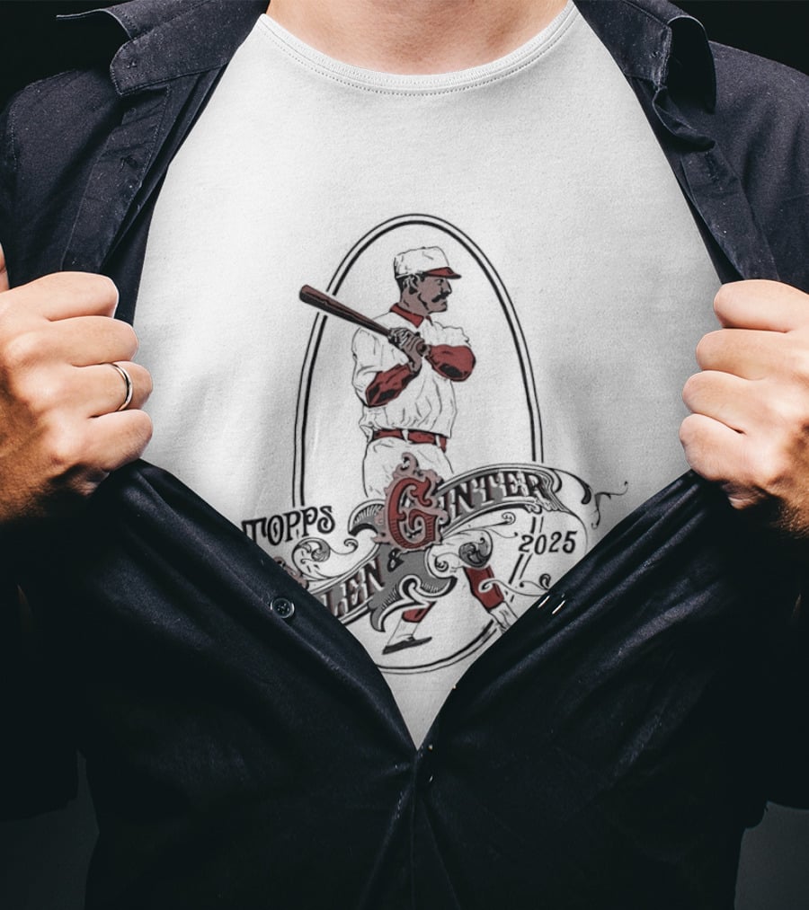 Allen And Ginter 2025 Vintage Baseball Player T-Shirt