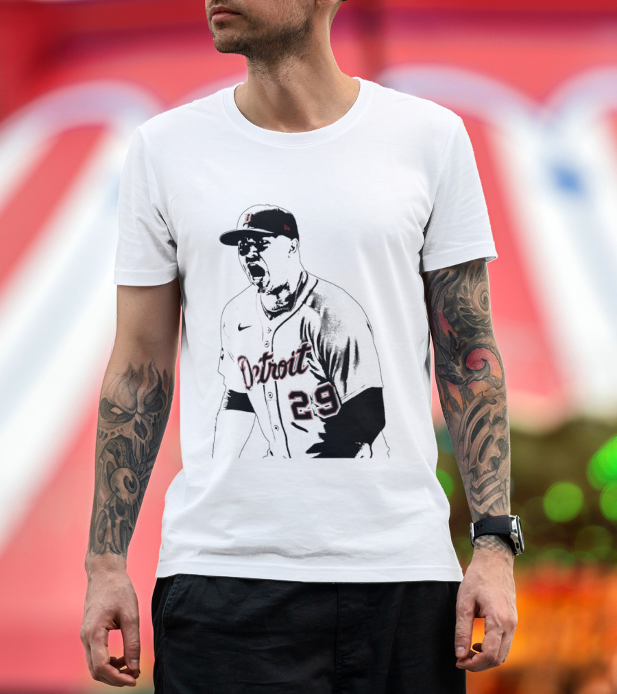 Detroit Tigers Tarik Skubal 29 Don't Tap T-Shirt