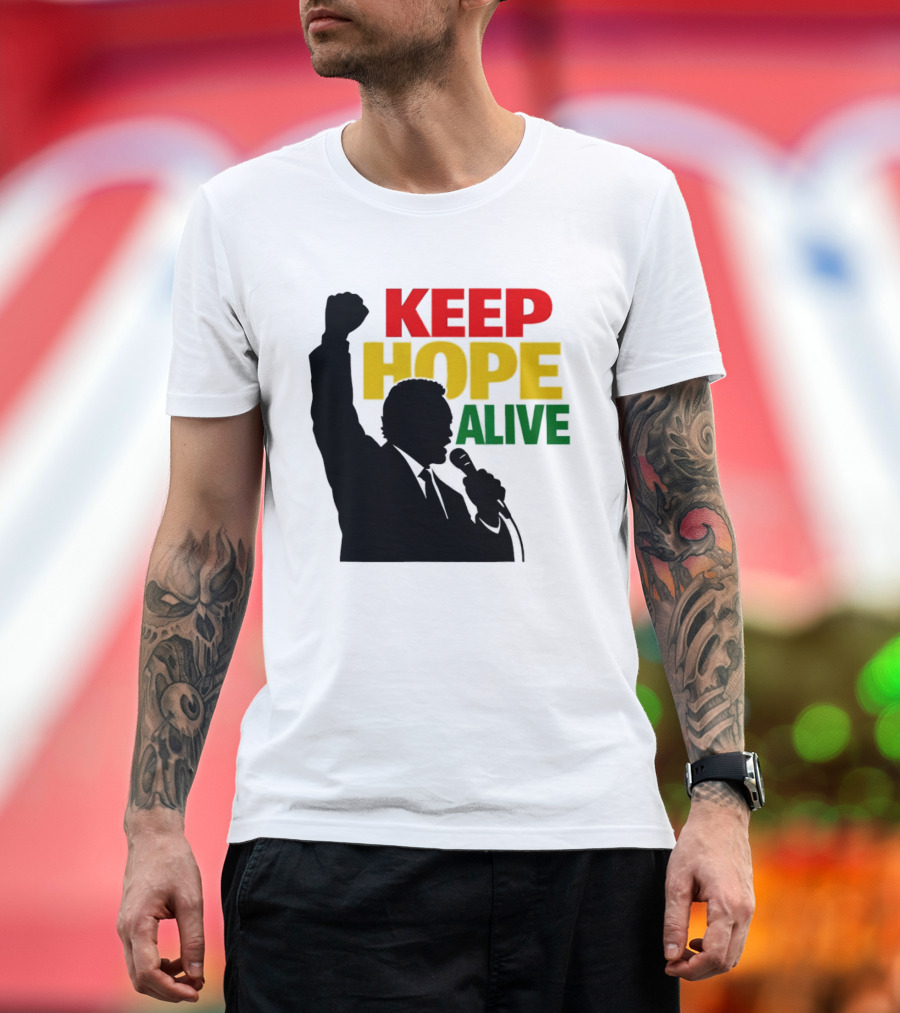 Keep Hope Alive Raised Fist T-Shirt