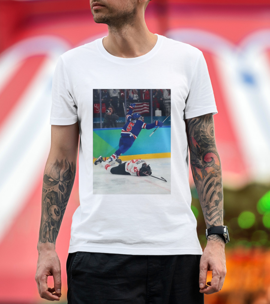 Megan Keller USA Olympic Hockey OT Goal Celebration T-Shirt