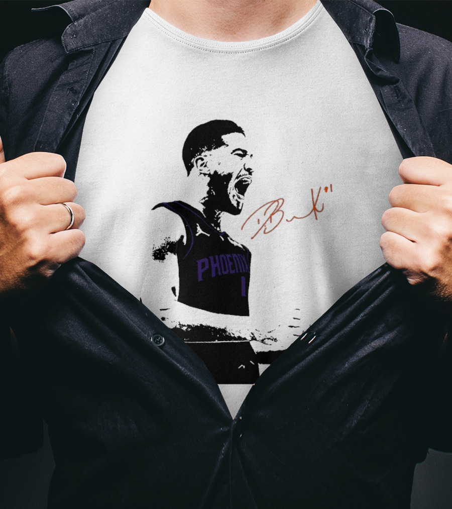 Phoenix Suns Booker Signature Don't Tap T-Shirt