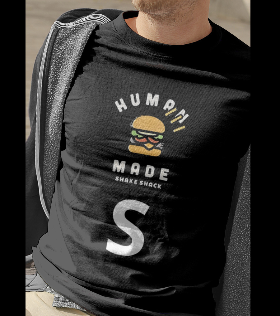 Human Made Shake Shack Hamburger Collaboration S T-Shirt