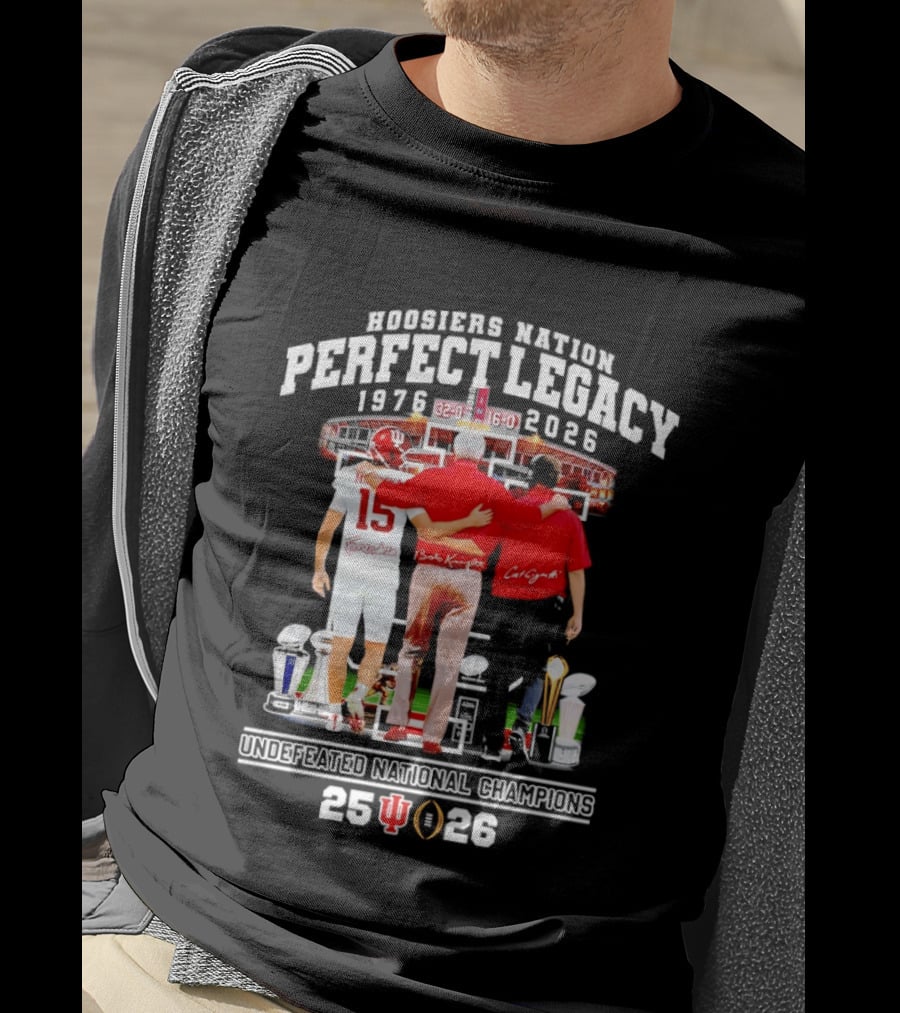 Indiana Hoosiers Coach And Player Nation Perfect Legacy T-Shirt