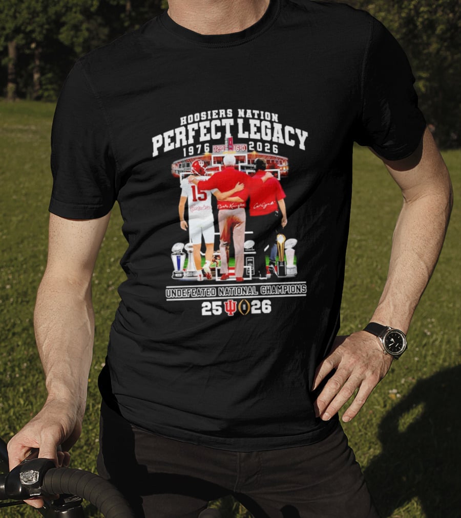 Indiana Hoosiers Coach And Player Nation Perfect Legacy T-Shirt