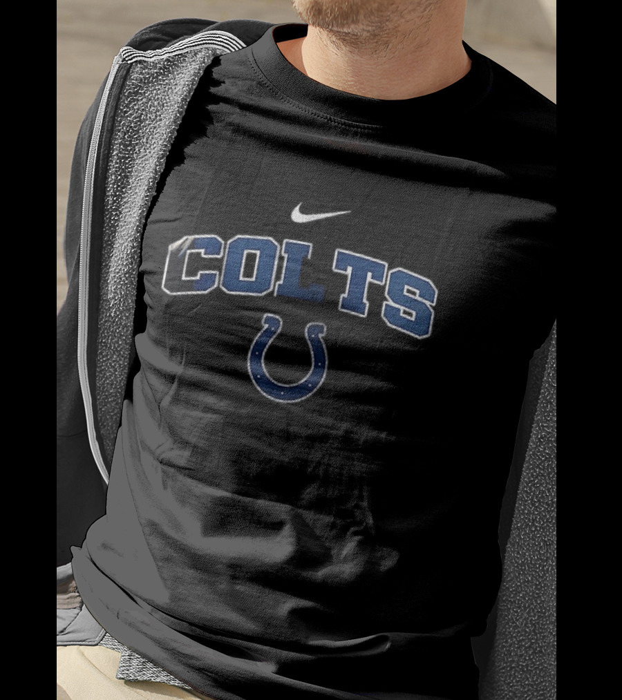 Indianapolis Colts Hairstylist NFL Nike Colts Horseshoe T-Shirt