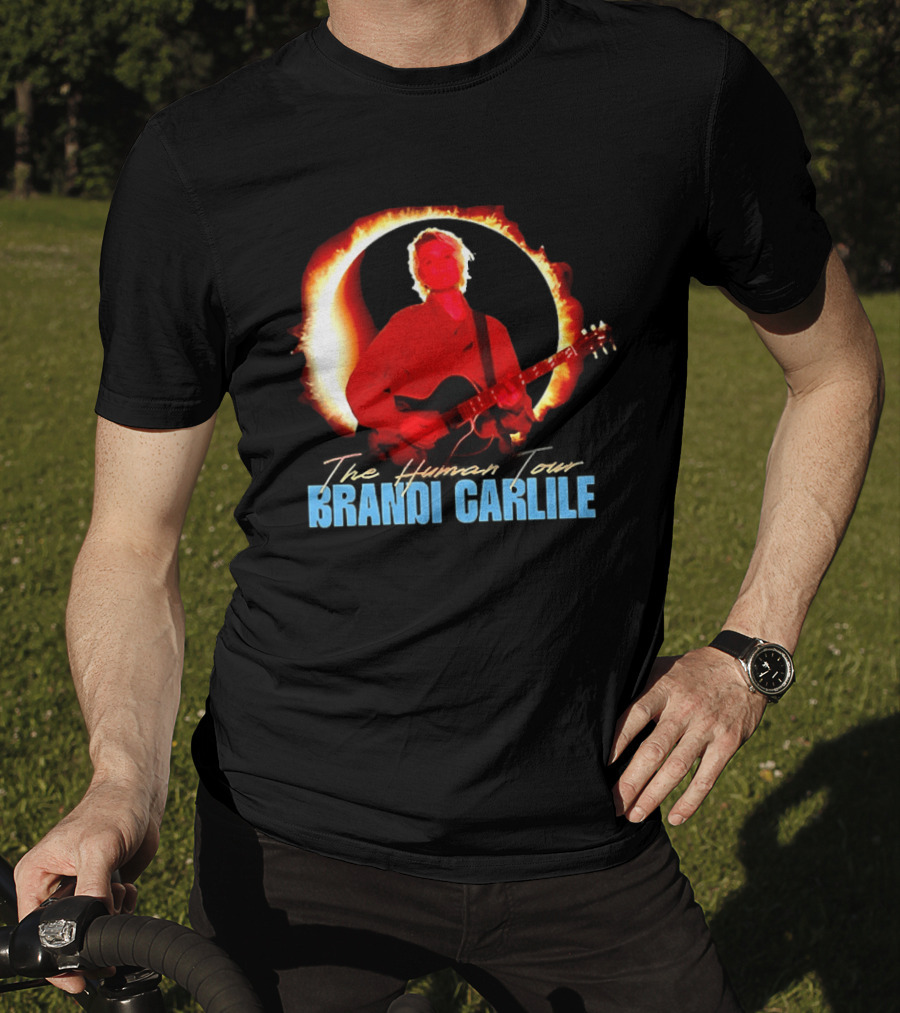 Brandi Carlile The Human Tour Eclipse Guitar T-Shirt