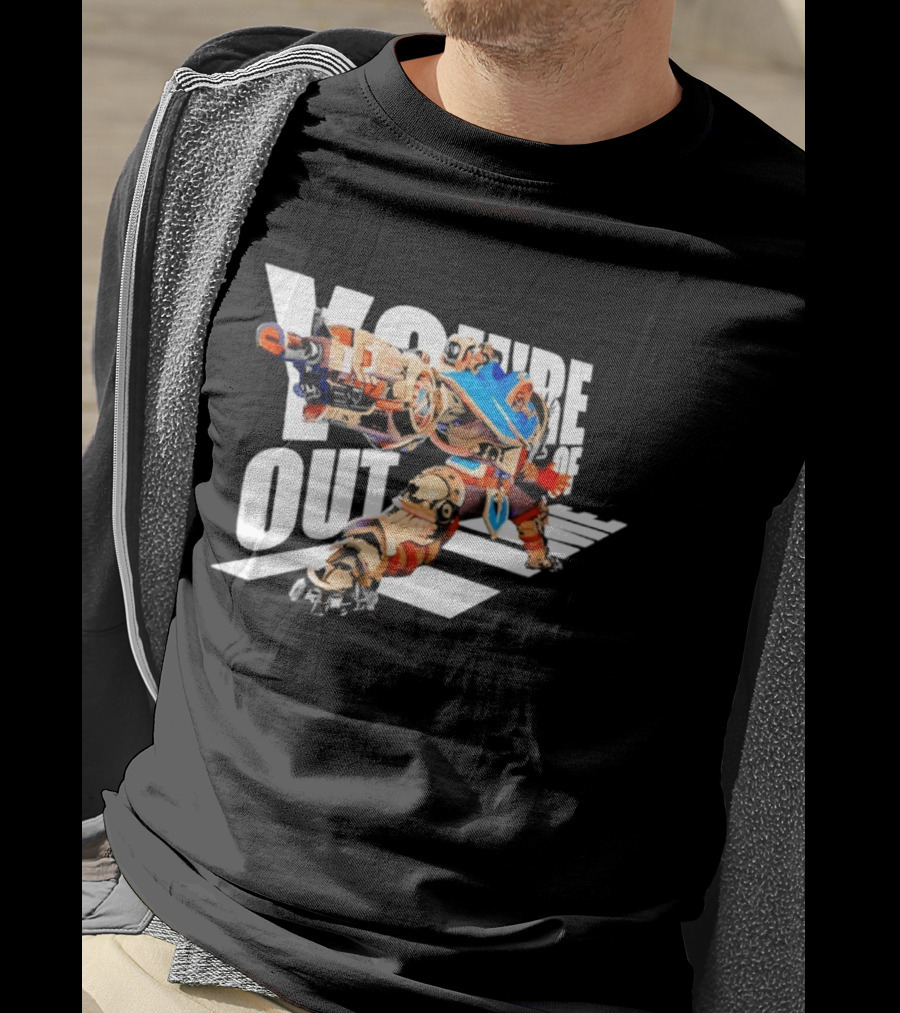 You're Out Of Time Paladins Video Game Character Action Pose T-Shirt