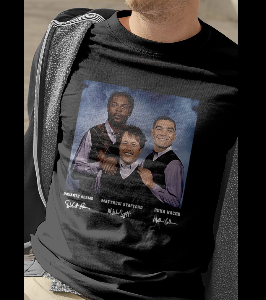 Davante Adams Puka Nacua Matthew Stafford Rams Football Step Brothers T-Shirt