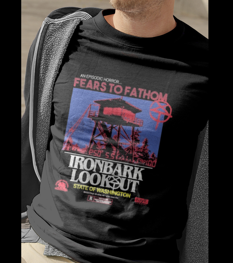 Fears To Fathom Ironbark Lookout State Of Washington Night Episodic Horror T-Shirt