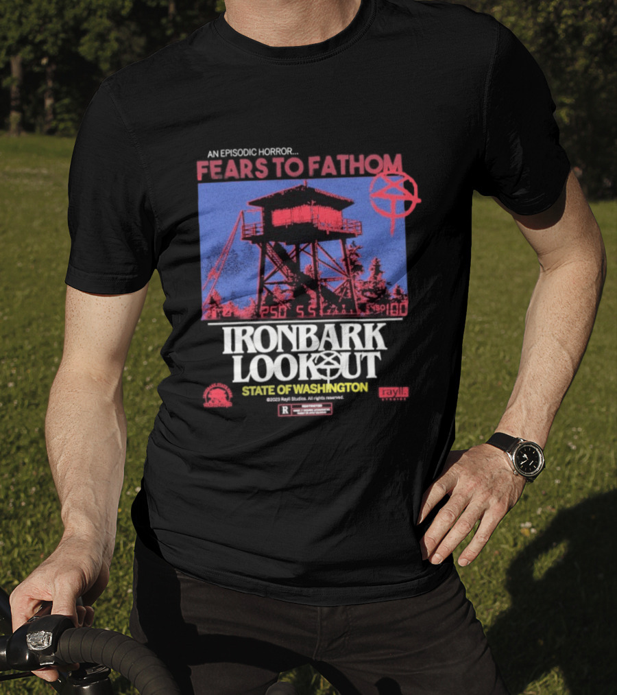 Fears To Fathom Ironbark Lookout State Of Washington Night Episodic Horror T-Shirt
