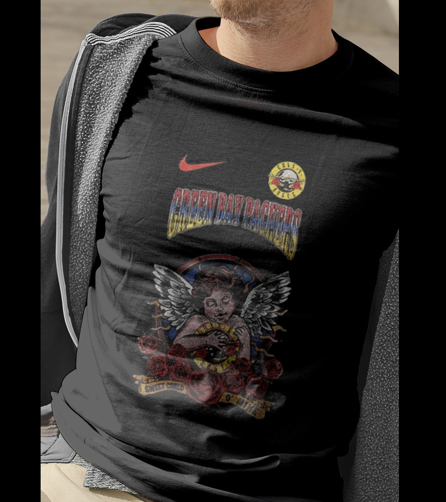 Green Bay Packers X Guns N' Roses Sweet Child O' Mine T-Shirt