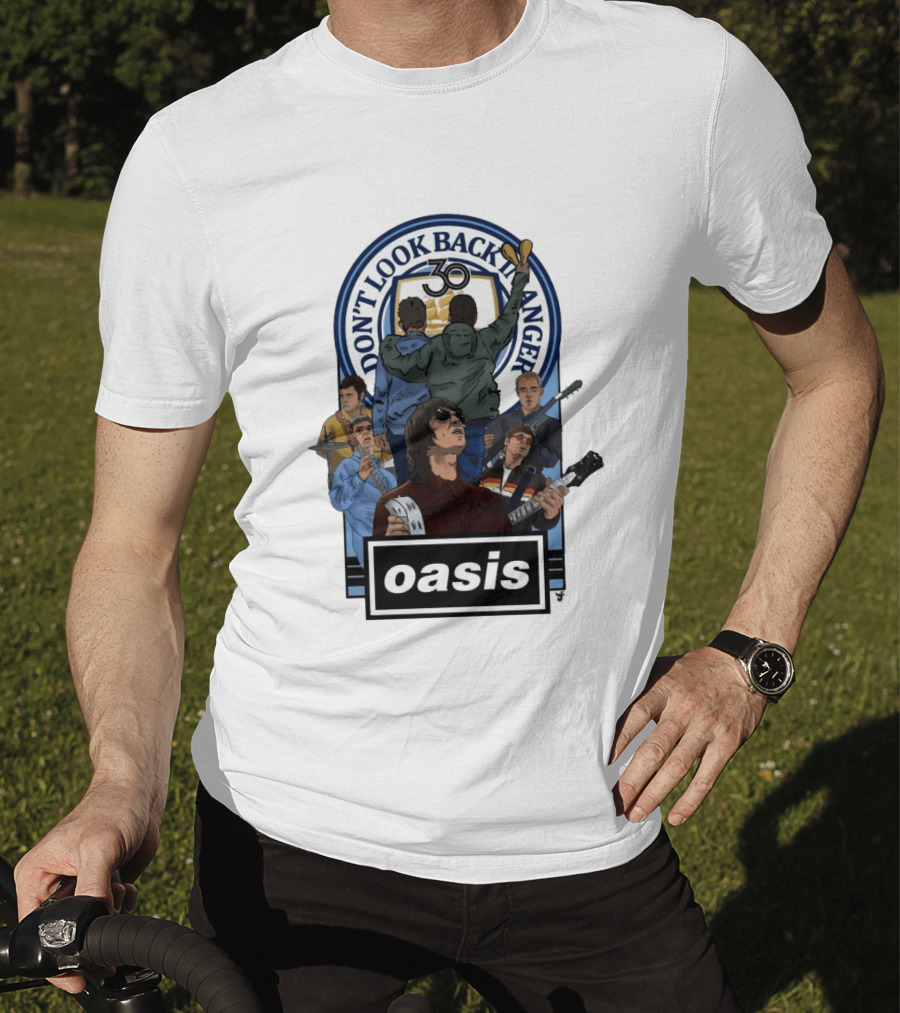 Don't Look Back In Anger Oasis 30th Anniversary Celebration T-Shirt