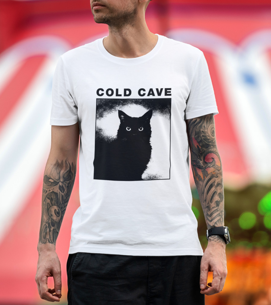 COLD CAVE Cat in Shadow T-Shirt
