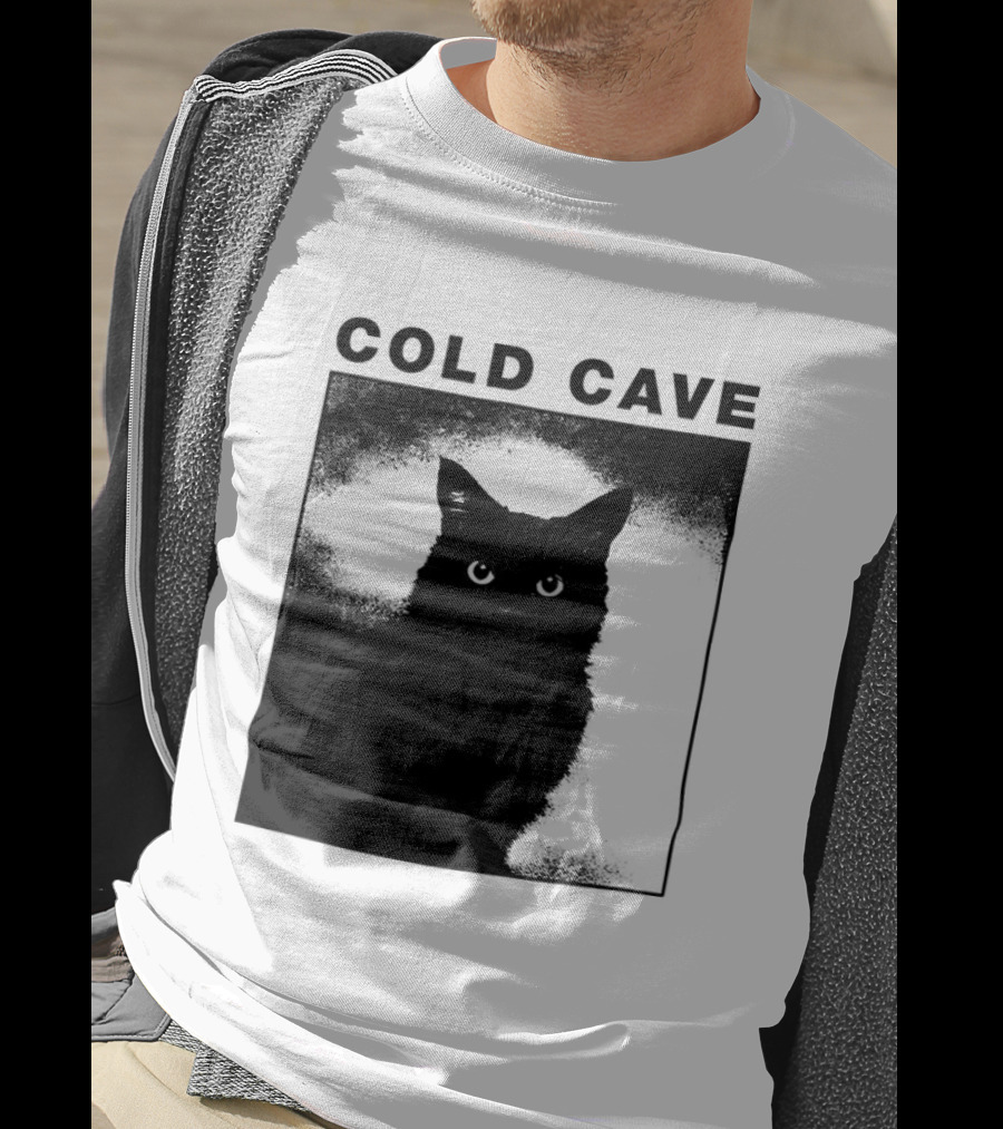COLD CAVE Cat In Shadow T-Shirt