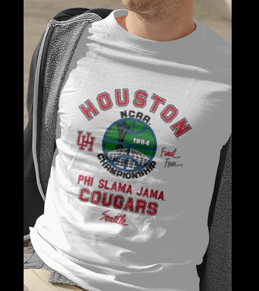 Houston Cougars NCAA Final Four Seattle Phi Slama Jama T-Shirt