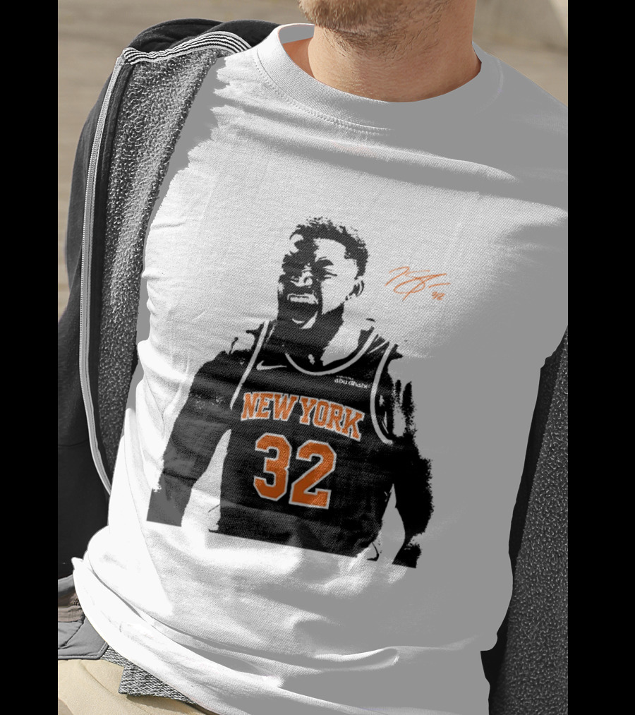 Karl Anthony Towns New York 32 Signature Knicks T-Shirt