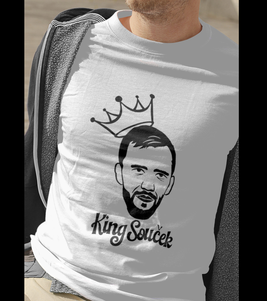 King Soucek Drawing With Crown T-Shirt