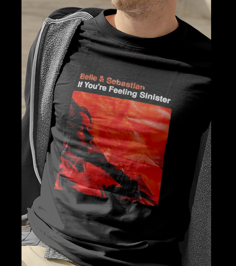 Belle And Sebastian If You're Feeling Sinister Album Art Red T-Shirt
