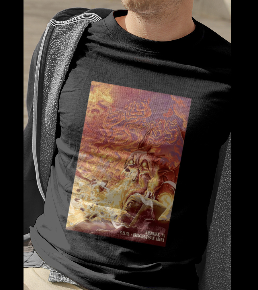 Billy Strings 2.21.26 Bridgestone Arena Nashville TN T-Shirt