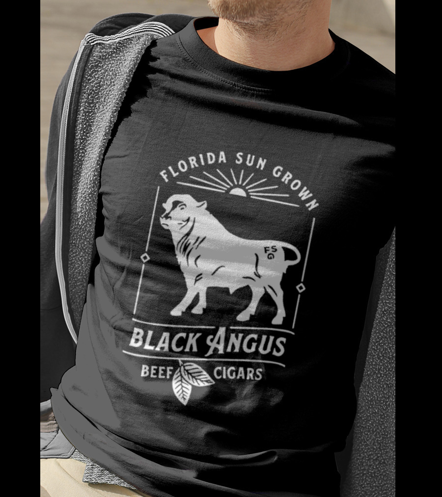 Florida Sun Grown Black Angus Beef Cigars FSG T-Shirt