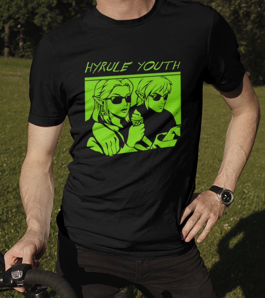 Hyrule Youth The Legend Of Zelda Sunglasses And Ice Cream T-Shirt