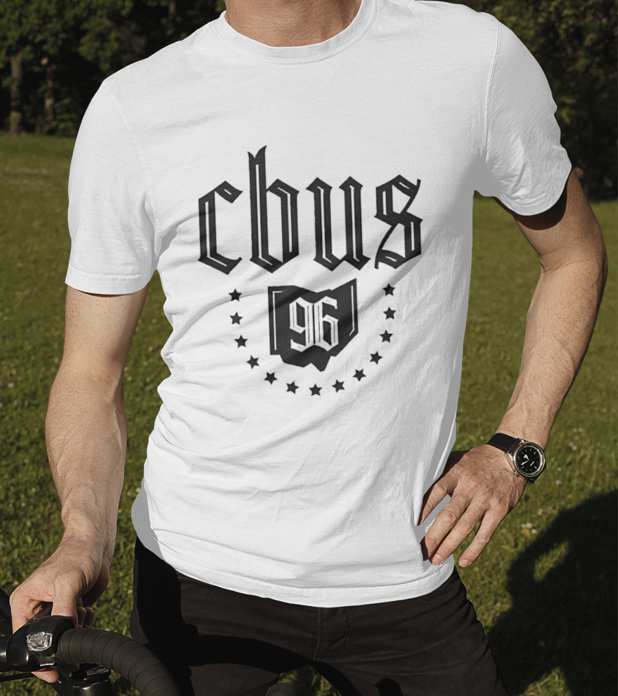 Cbus 96 Gothic Stars Ohio Shield T-Shirt