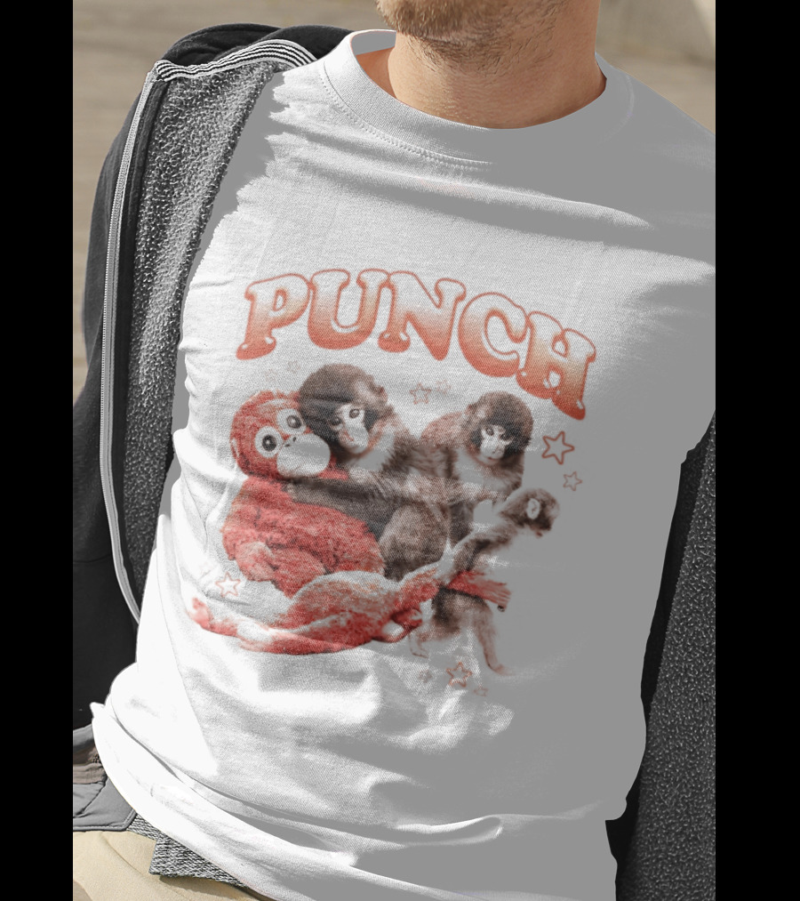 Punch The Monkey With Playful Puppet Friends T-Shirt