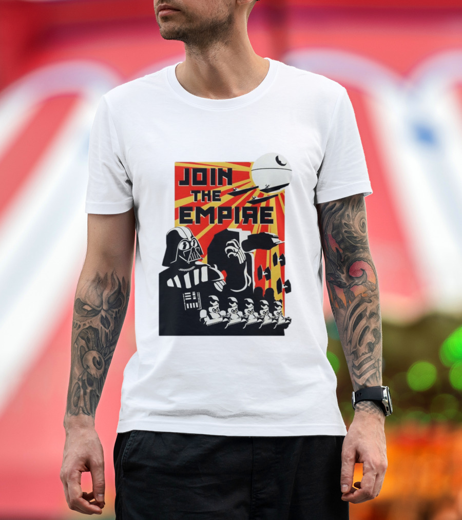 Join The Empire Propaganda Galactic Battle Recruitment T-Shirt