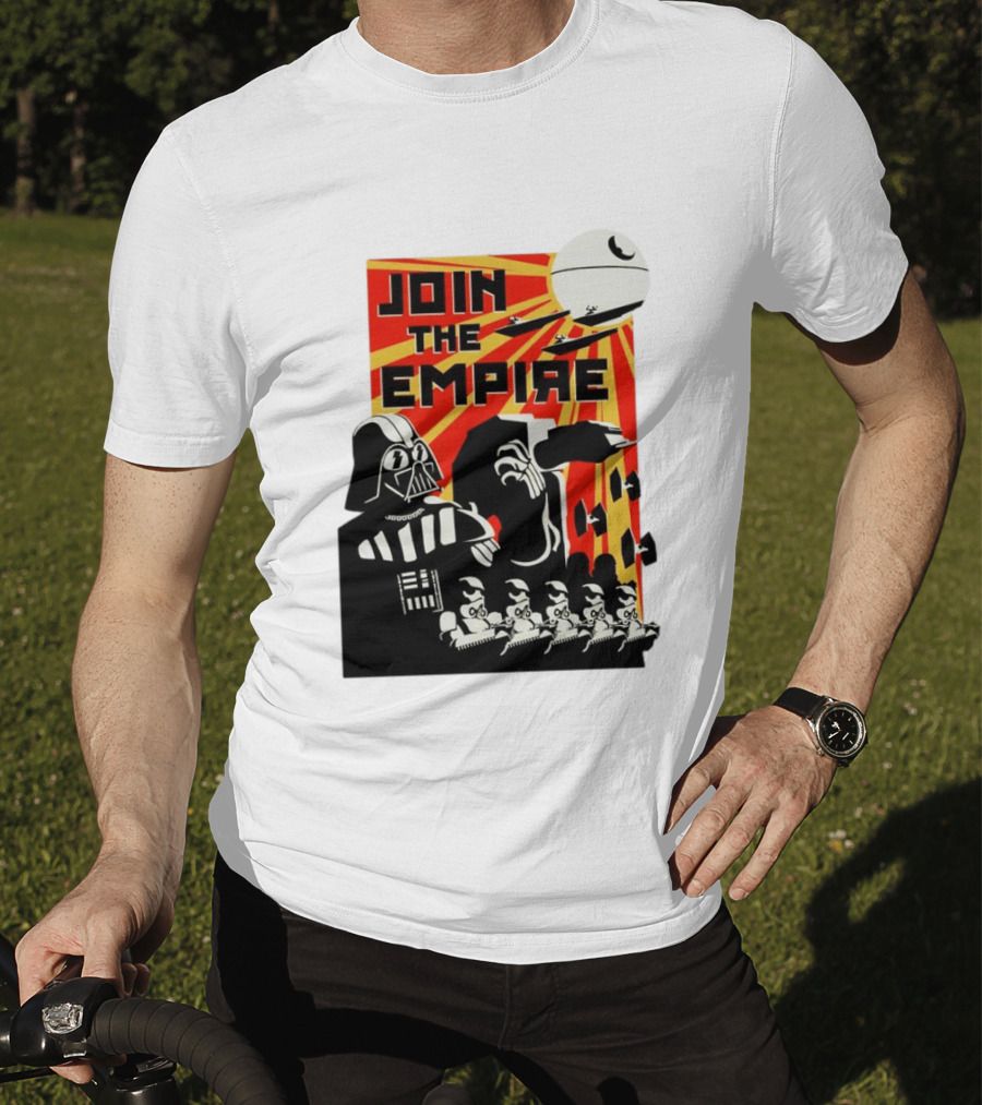 Join The Empire Propaganda Galactic Battle Recruitment T-Shirt