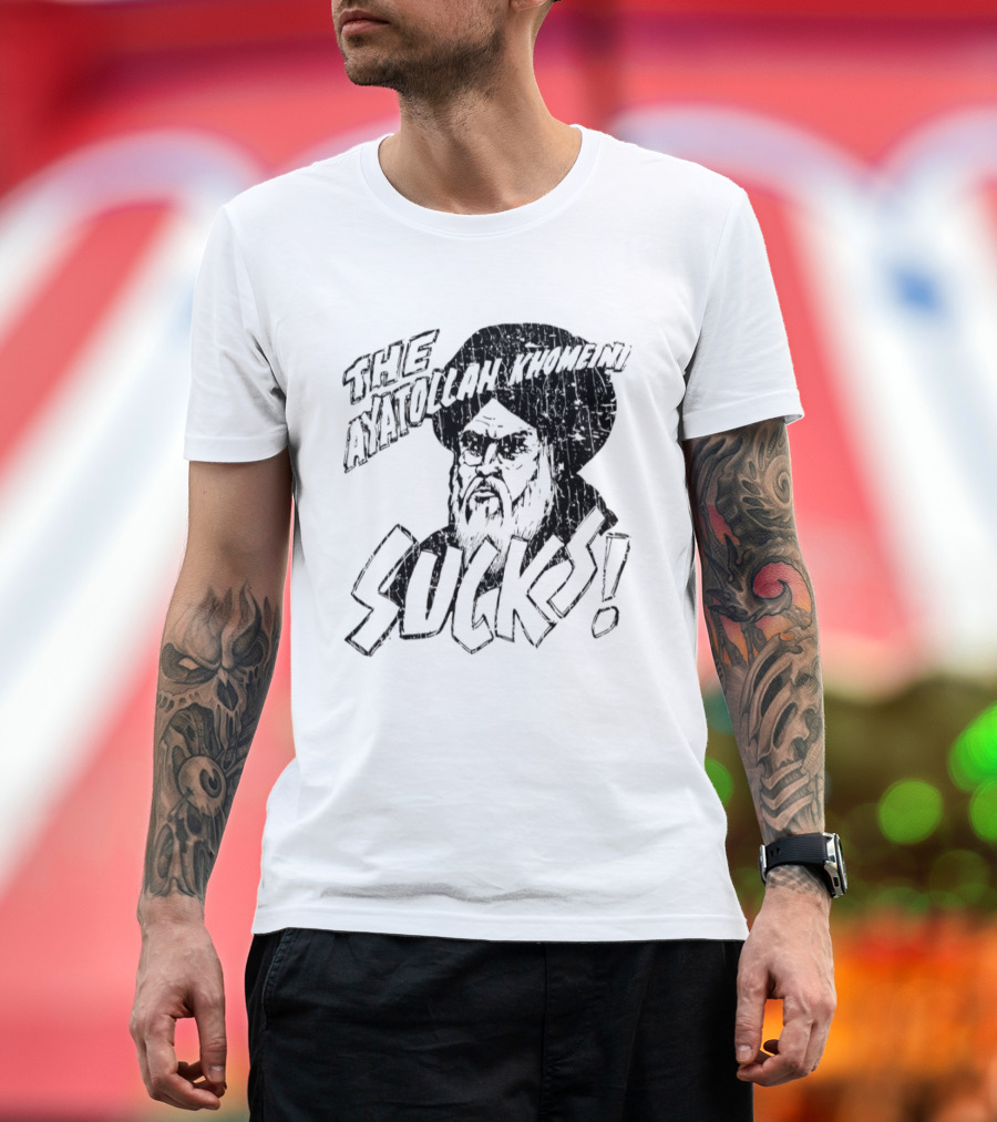 The Ayatollah Khomeini Sucks 1979 T-Shirt