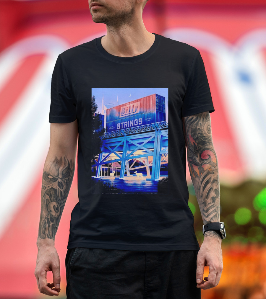 Billy Strings Nashville Tennessee February 20 To 22 2026 With Bridge And Deer T-Shirt