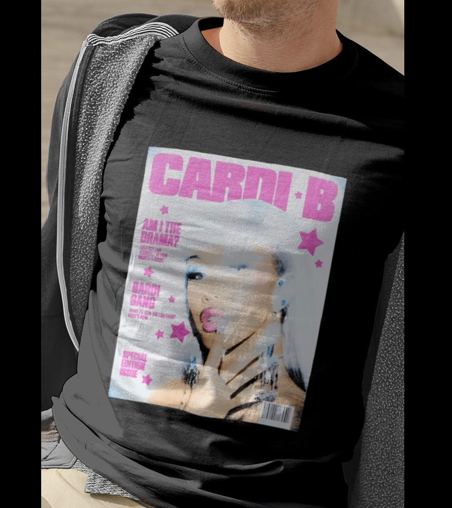 Cardi B Am I The Drama Special Edition Magazine Cover Bardi Gang T-Shirt
