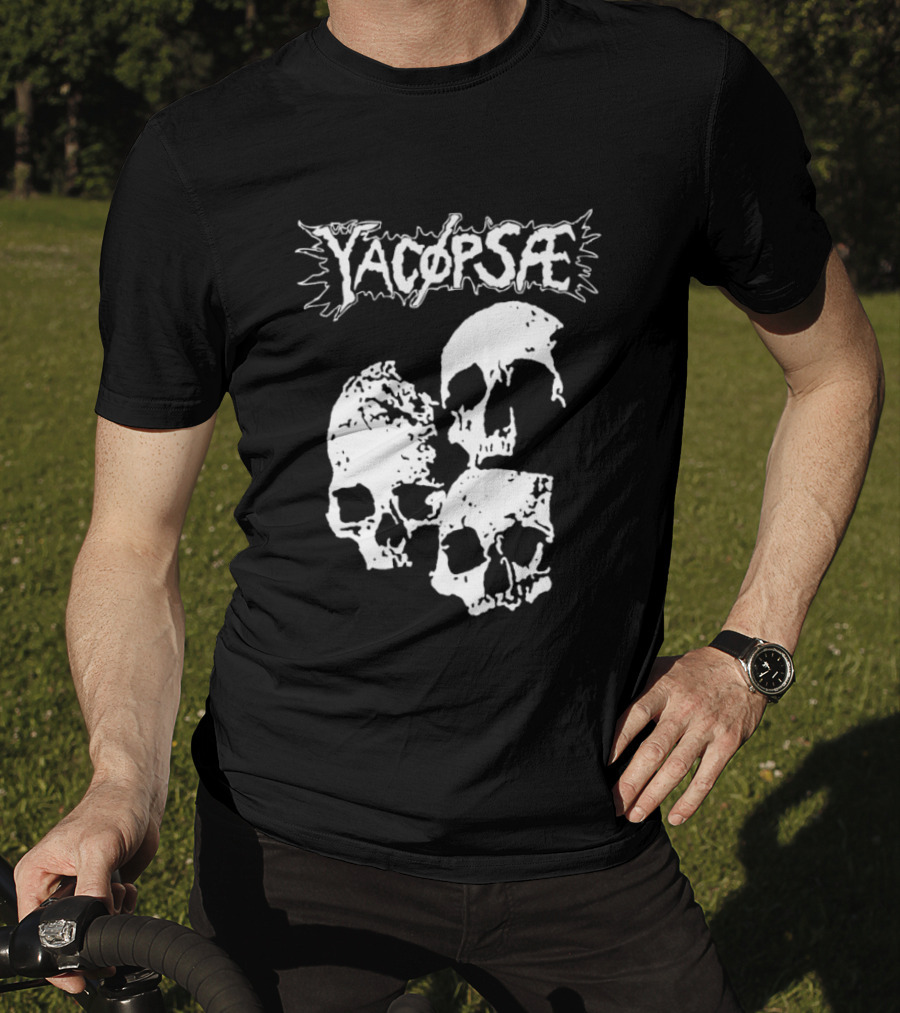 Yacopsae Skull Art Punk Band Merchandise T-Shirt