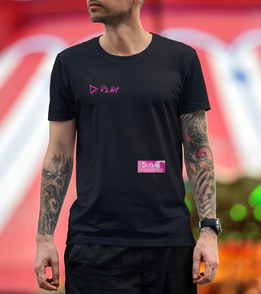 Ed Sheeran Loop Tour 2026 Play Pink T-Shirt